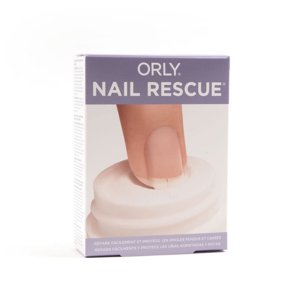 Orly Nail Rescue Kit brush-on glue for quick repairs and strong adhesion.