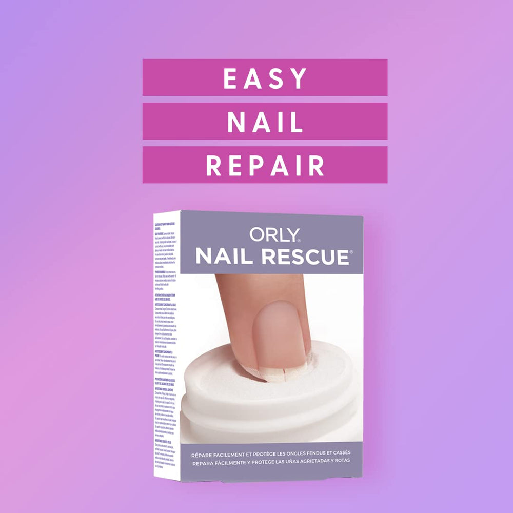 Orly Nail Rescue Kit repair powder adds durable fill for broken nails.