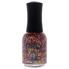 Orly Turn it Up nail lacquer bottle shows rich color and durable finish.