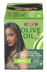 ors-african-shea butter relaxer jar focus emphasizes deep moisture for softness.