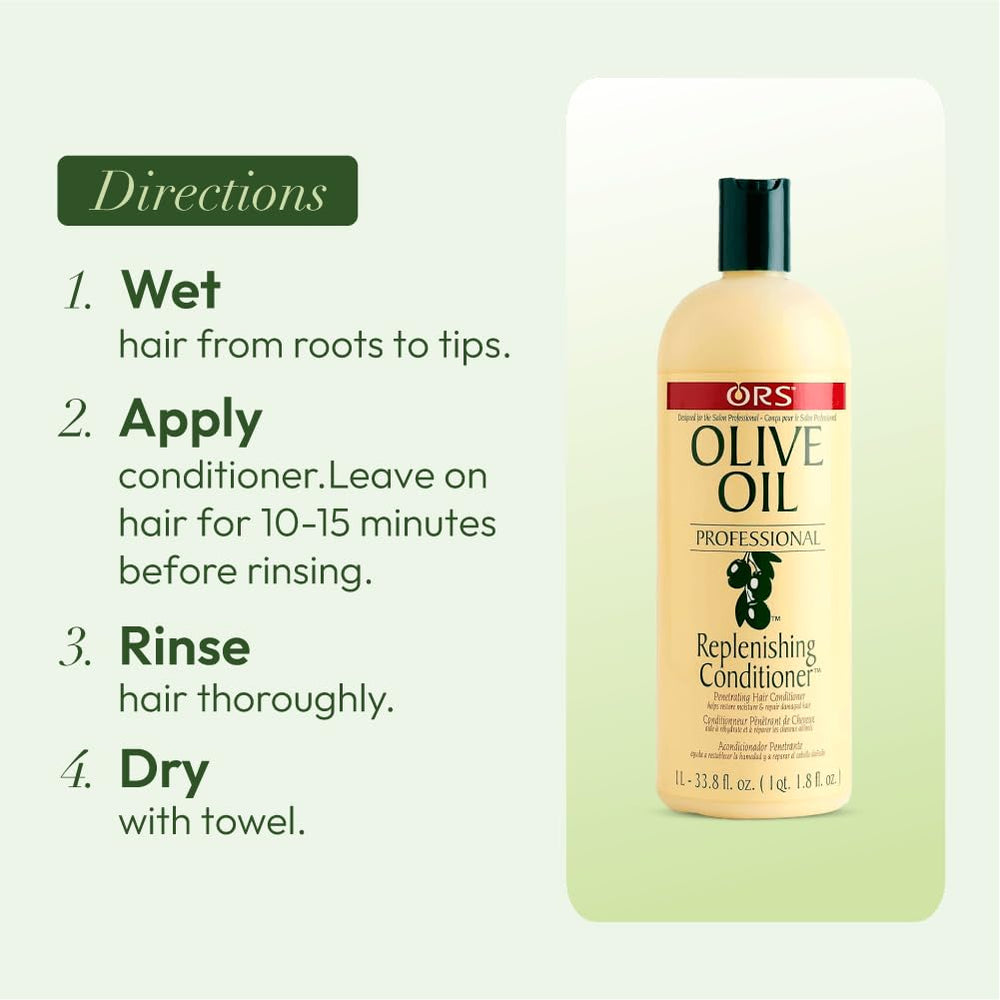 ORS After-use glow shot highlights silky, bouncy results from consistent use