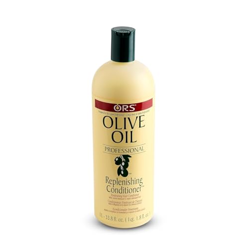 ORS Conditioner's creamy texture during dispense promises smooth detangling and easy application