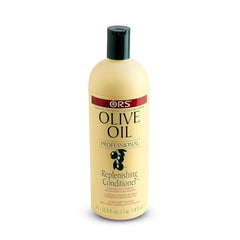 ORS Conditioner's creamy texture during dispense promises smooth detangling and easy application