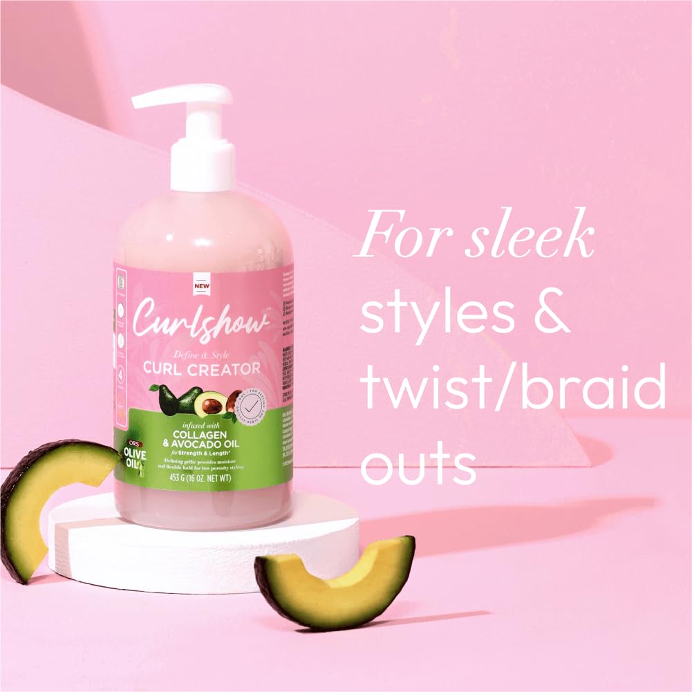 ORS CurlShow strength-protect complex helps guard against breakage during styling.