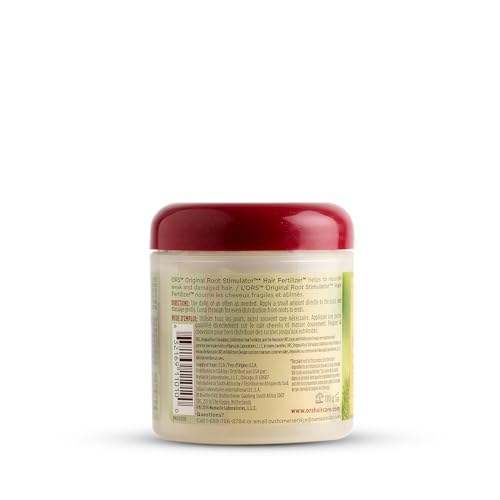 ORS HAIRestore label closeup shows nettle leaf and horsetail ingredients promoting scalp vitality.