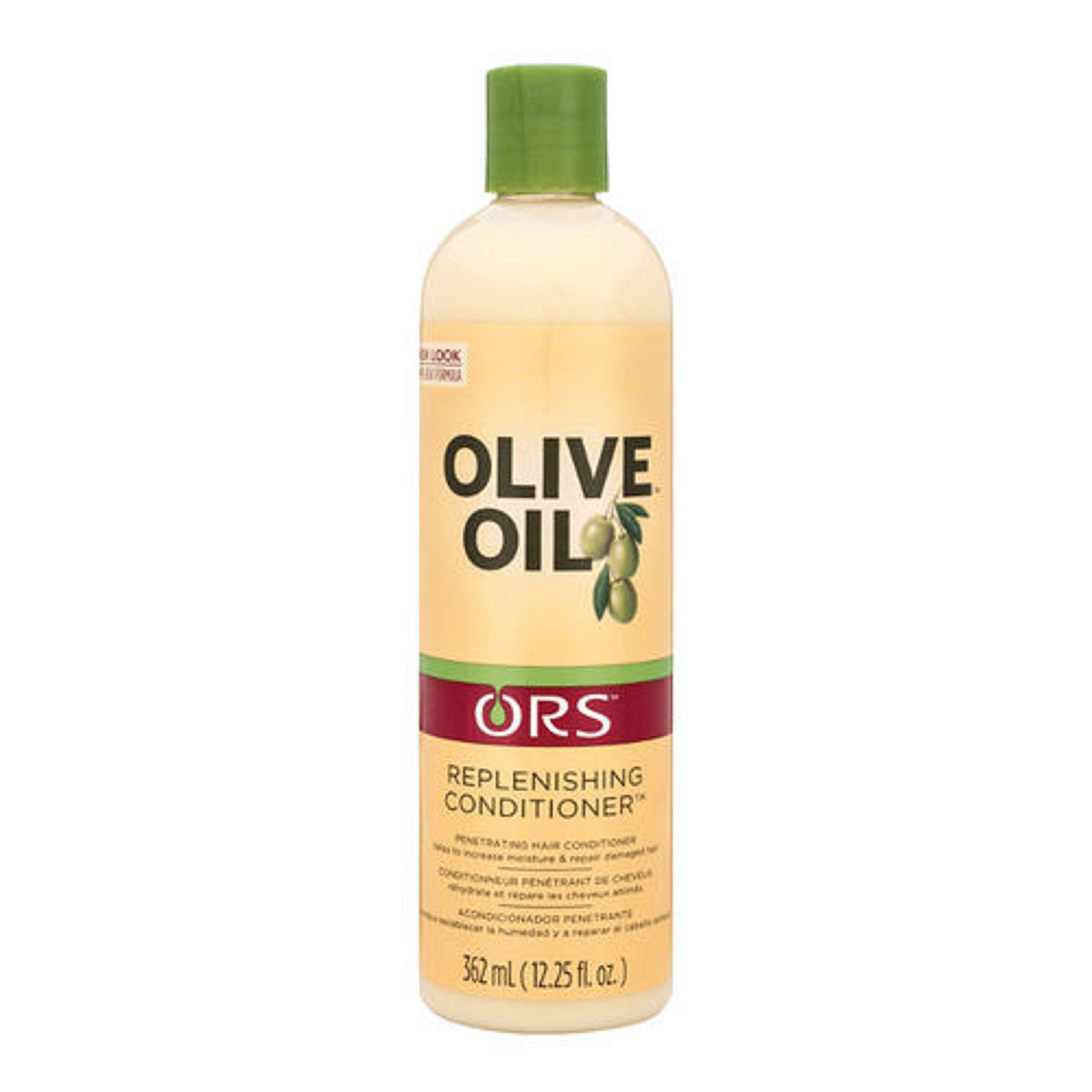 ORS Olive Oil Cream Aloe Shampoo and Replenishing Conditioner set improving manageability and moisture