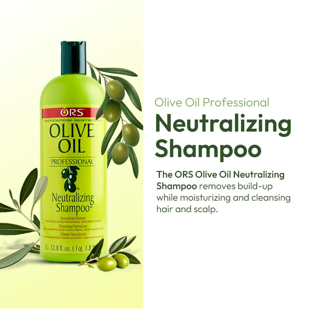 ORS Olive Oil Neutralizing Shampoo calcium-removal helps remove mineral buildup safely