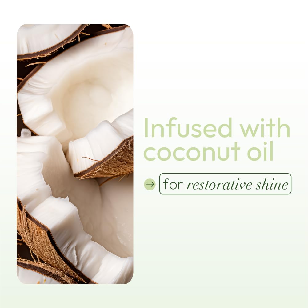 ORS Olive Oil Nourishing Sheen Spray highlights hair texture with a lightweight, non-greasy finish.