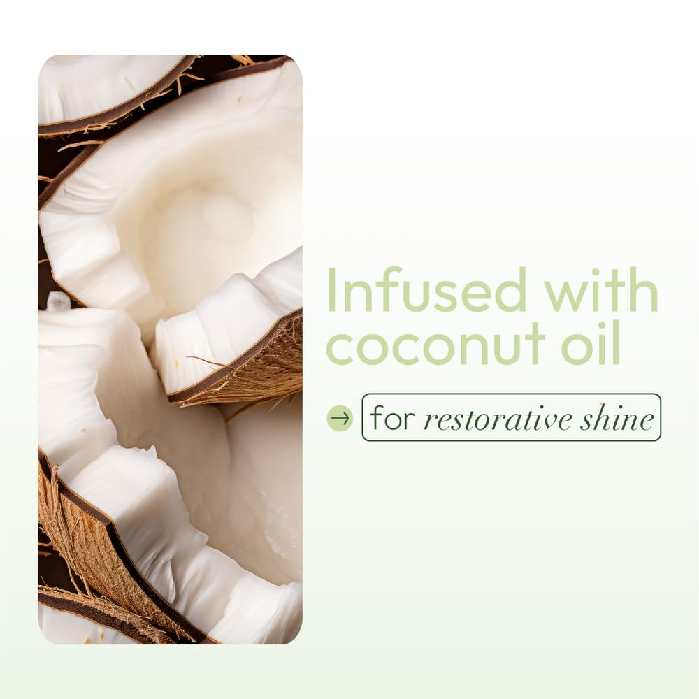 ORS Olive Oil Nourishing Sheen Spray highlights hair texture with a lightweight, non-greasy finish.