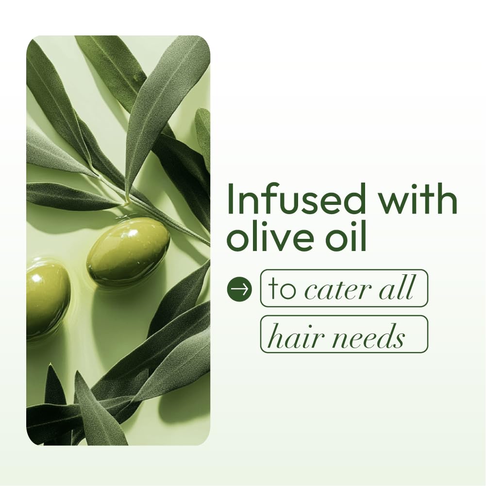 ORS Olive Oil Professional Rich Hair Lotion heat-protection in-use shot for thermal styling