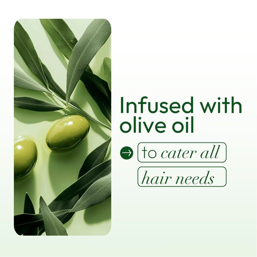 ORS Olive Oil Professional Rich Hair Lotion heat-protection in-use shot for thermal styling