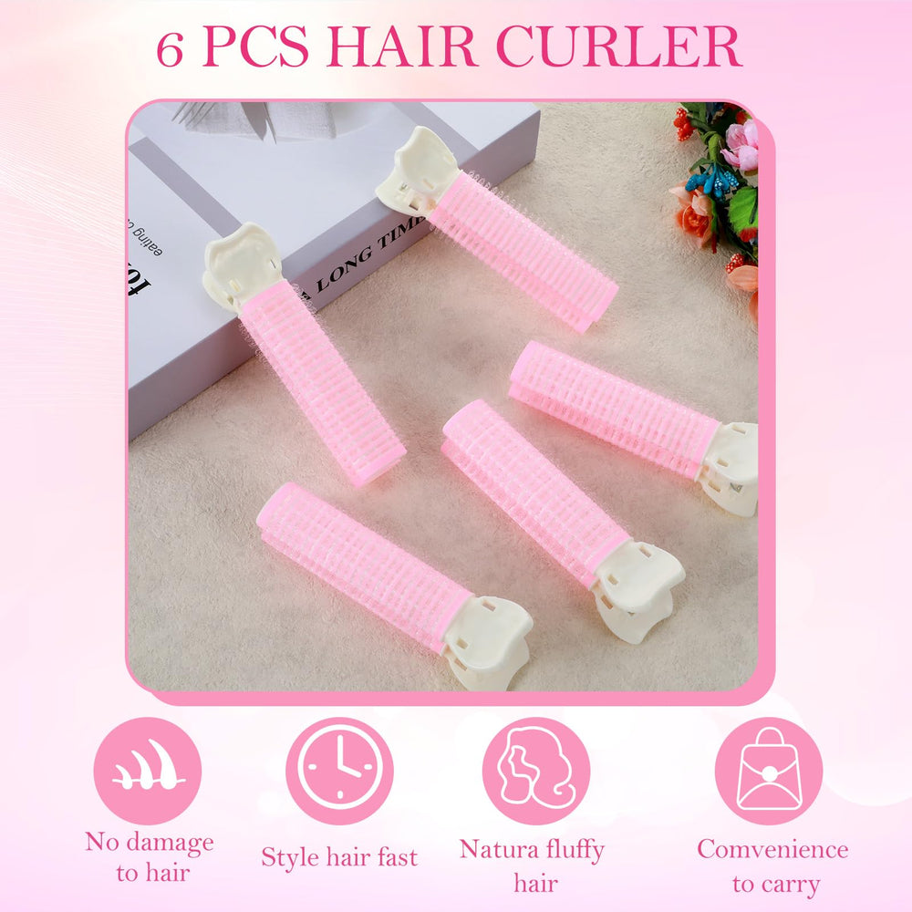 Oruola duckbill-hair-clip pink-01: secure grip without slipping during daily styling