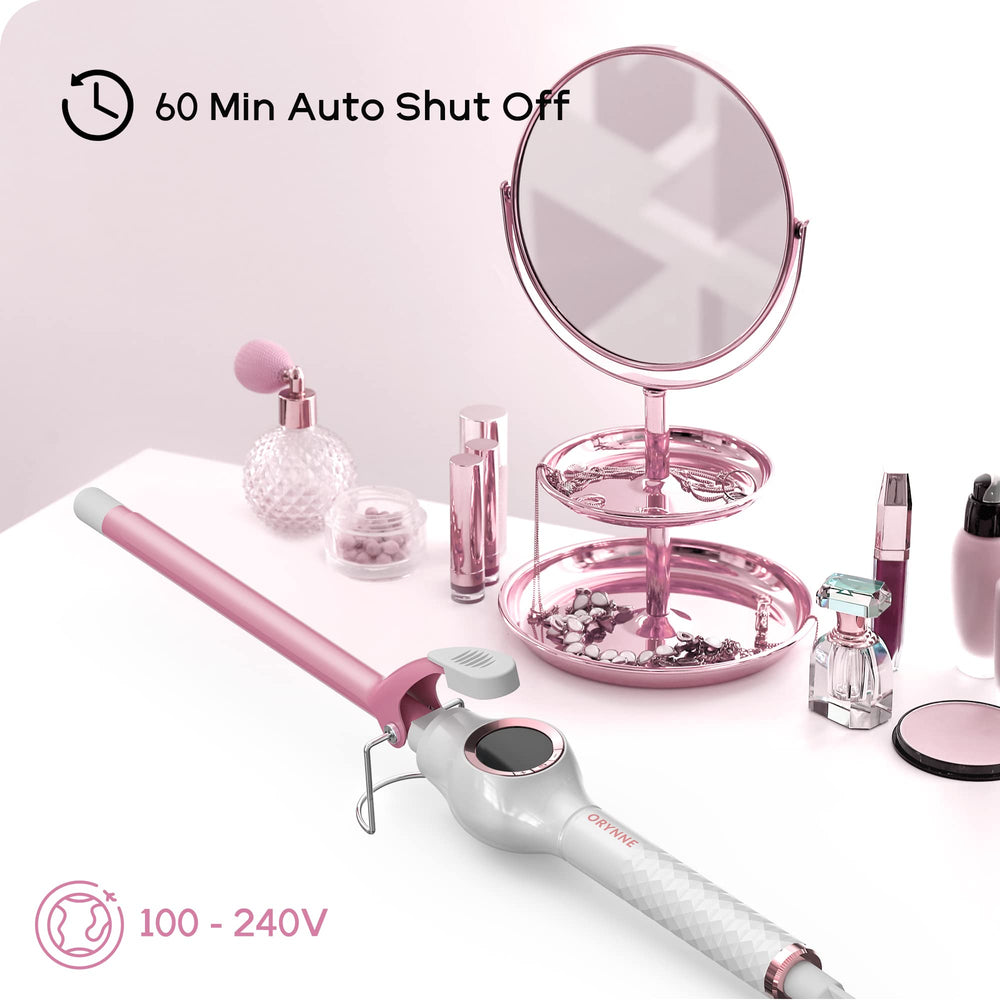 ORYNNE 60-minute auto-off for safer styling sessions.