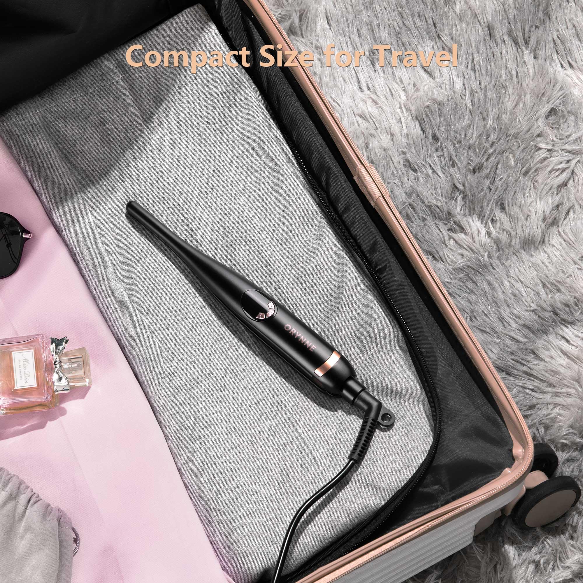 ORYNNE auto sleep mode and compact design for safe styling