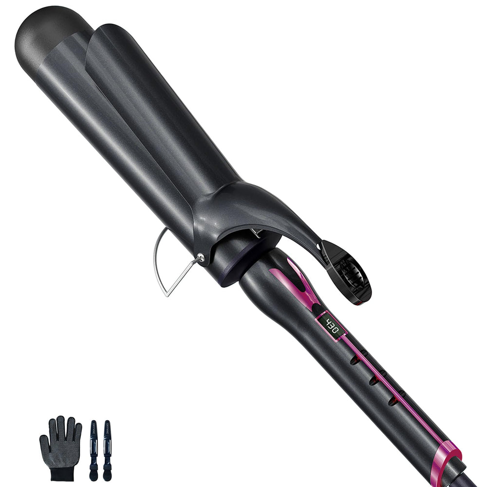 ORYNNE curling iron 2inch barrel creates loose curls for long hair