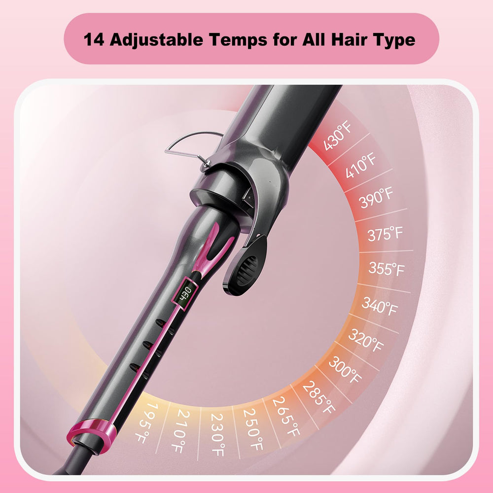 ORYNNE curling iron 60 minute auto-off for safety