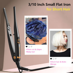 ORYNNE mini flat iron heats up in five seconds for quick styling