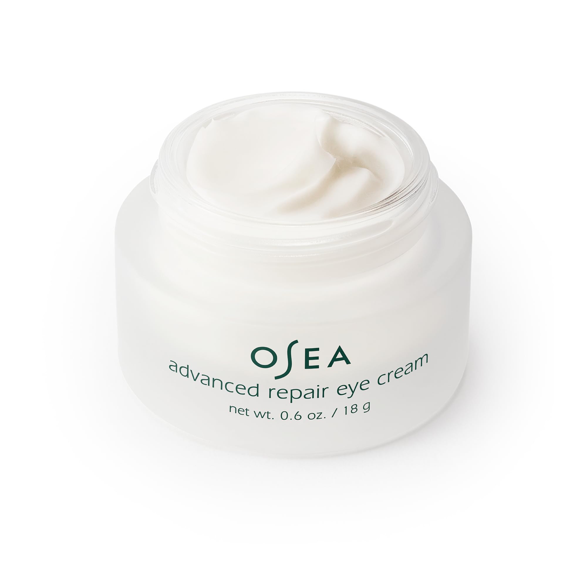 OSEA Advanced Repair Eye Cream packaging front displaying clean beauty promise.
