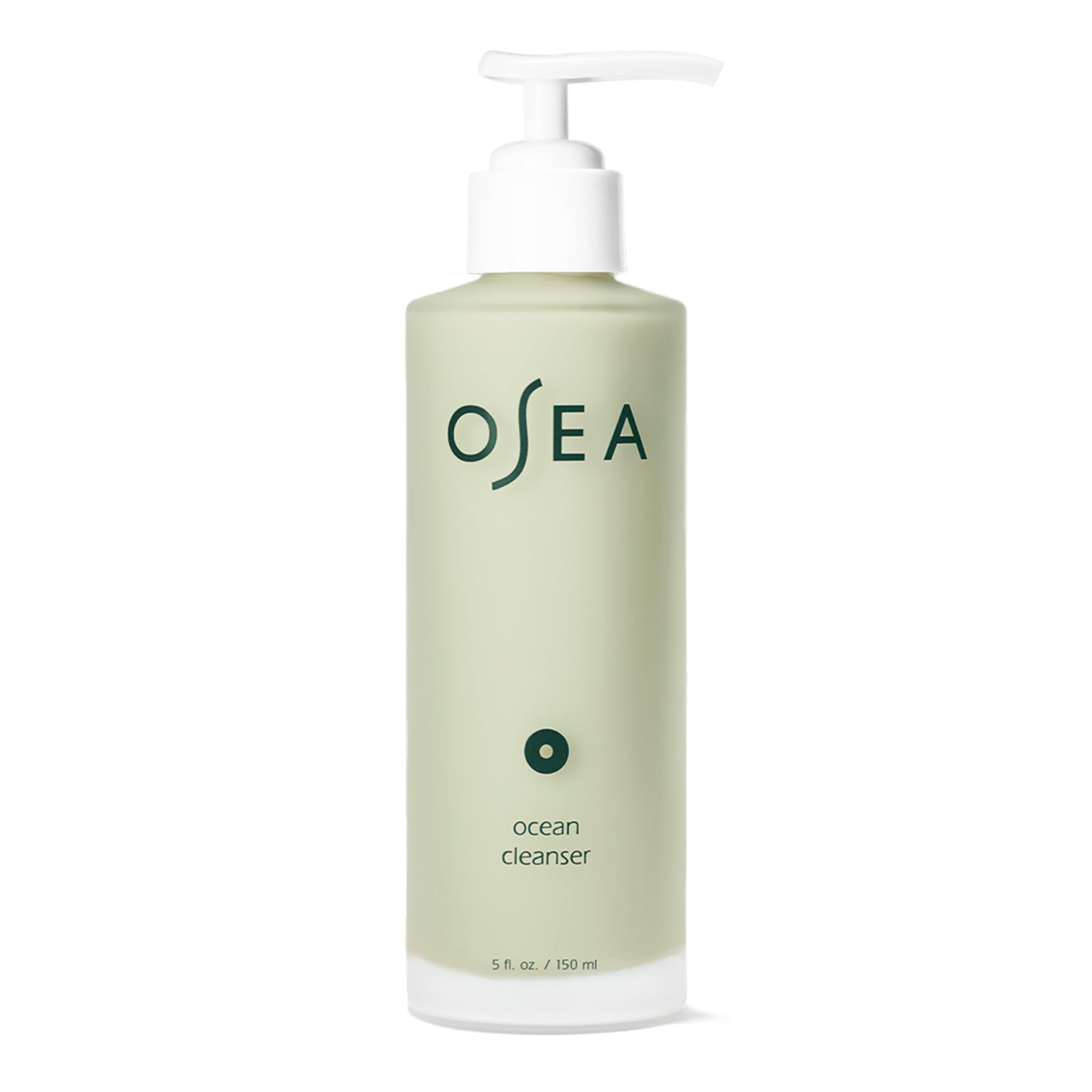 OSEA Ocean Cleanser bottle closeup for refreshing cleanse and radiant skin