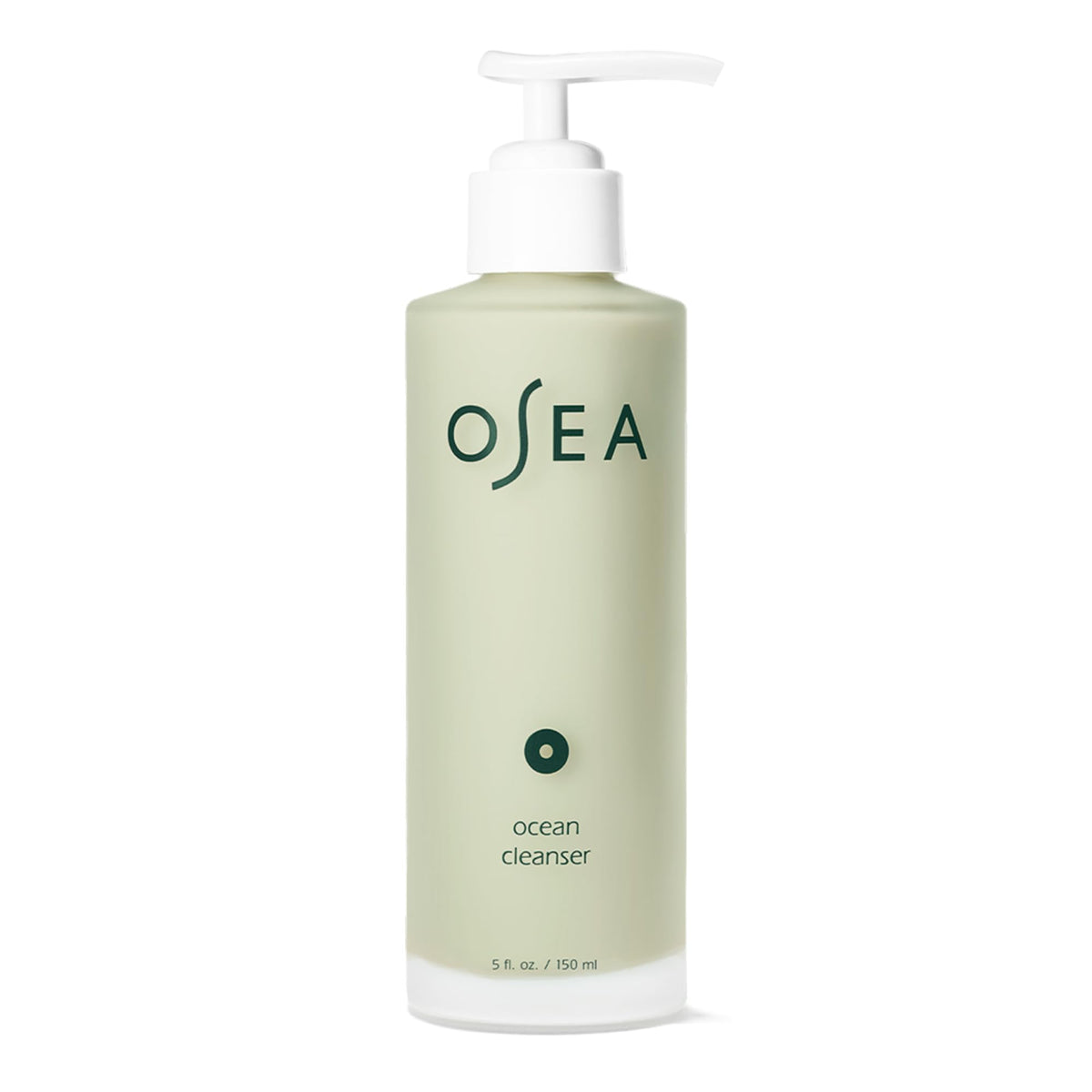 OSEA Ocean Cleanser bottle closeup for refreshing cleanse and radiant skin