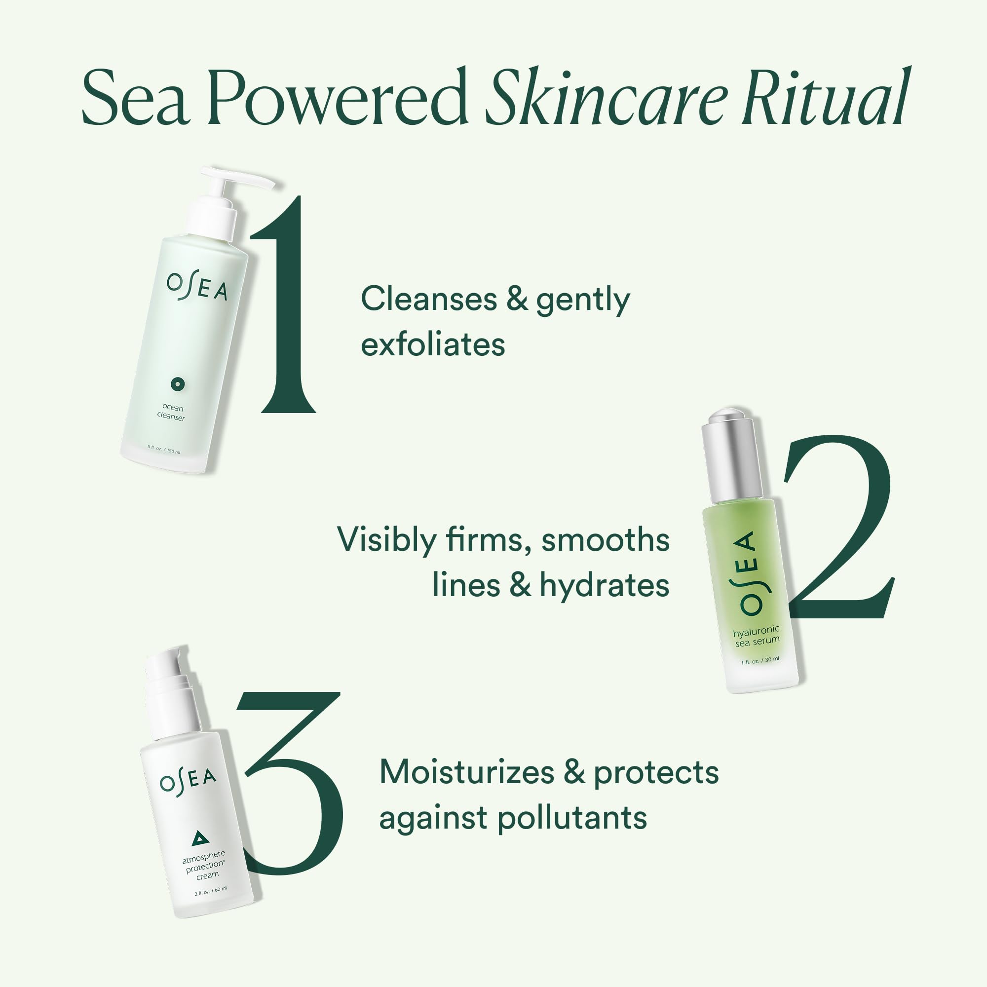 OSEA Ocean Cleanser gift-ready packaging, ideal for self-care gifts