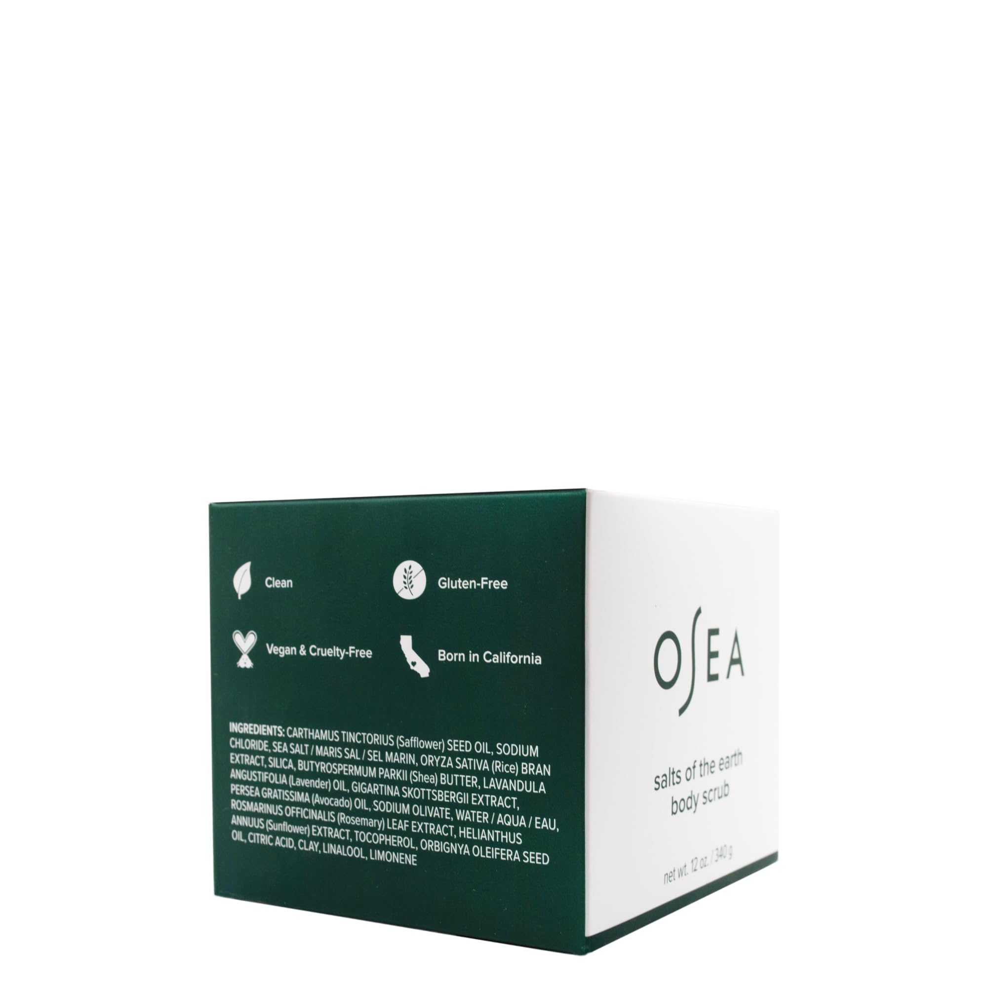 Gift-ready packaging for OSEA Salts of the Earth spa scrub