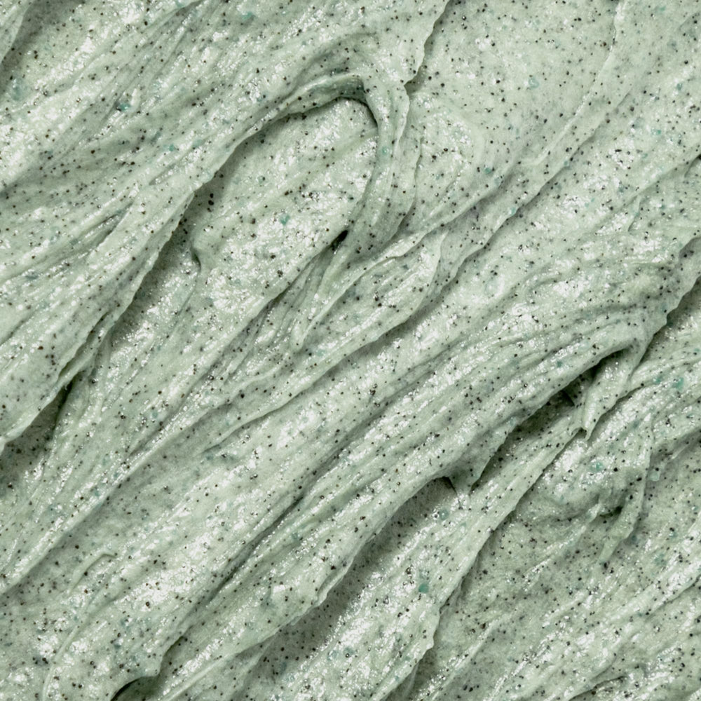 OSEA Seaglow whipped texture demonstrated for gentle exfoliation and pore clarification