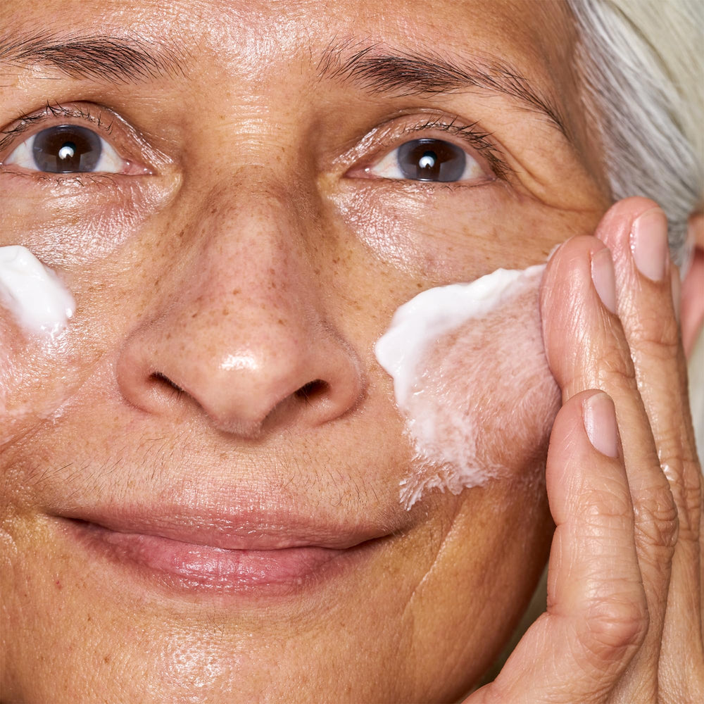 Vegan and cruelty free seal on OSEA packaging reinforcing ethical skincare