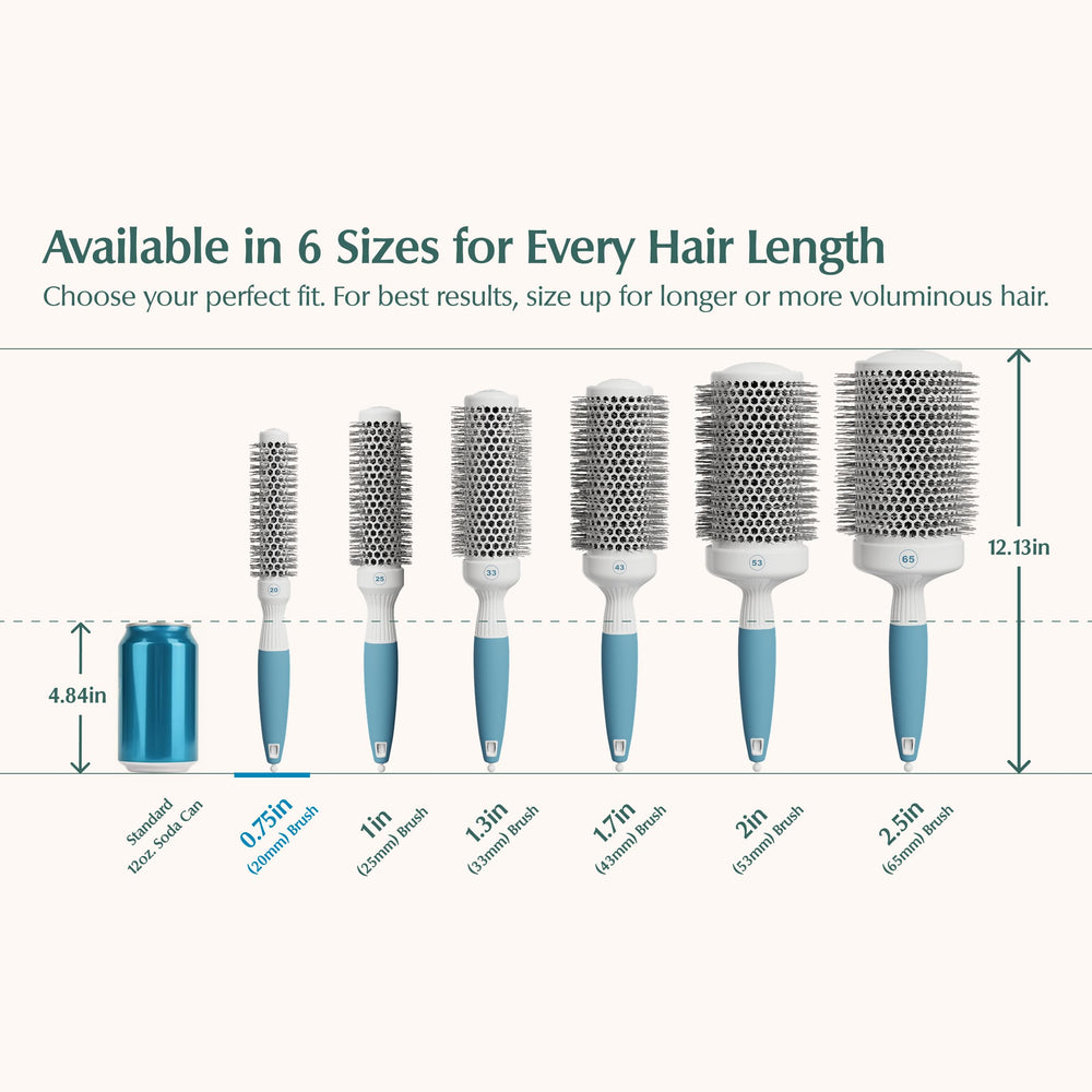 Osensia bristles closeup show anti-static ionic mineral-infused design