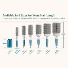 Osensia bristles closeup show anti-static ionic mineral-infused design