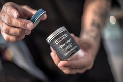 Osmo Firm Hold Clay Wax texture closeup showing matte finish
