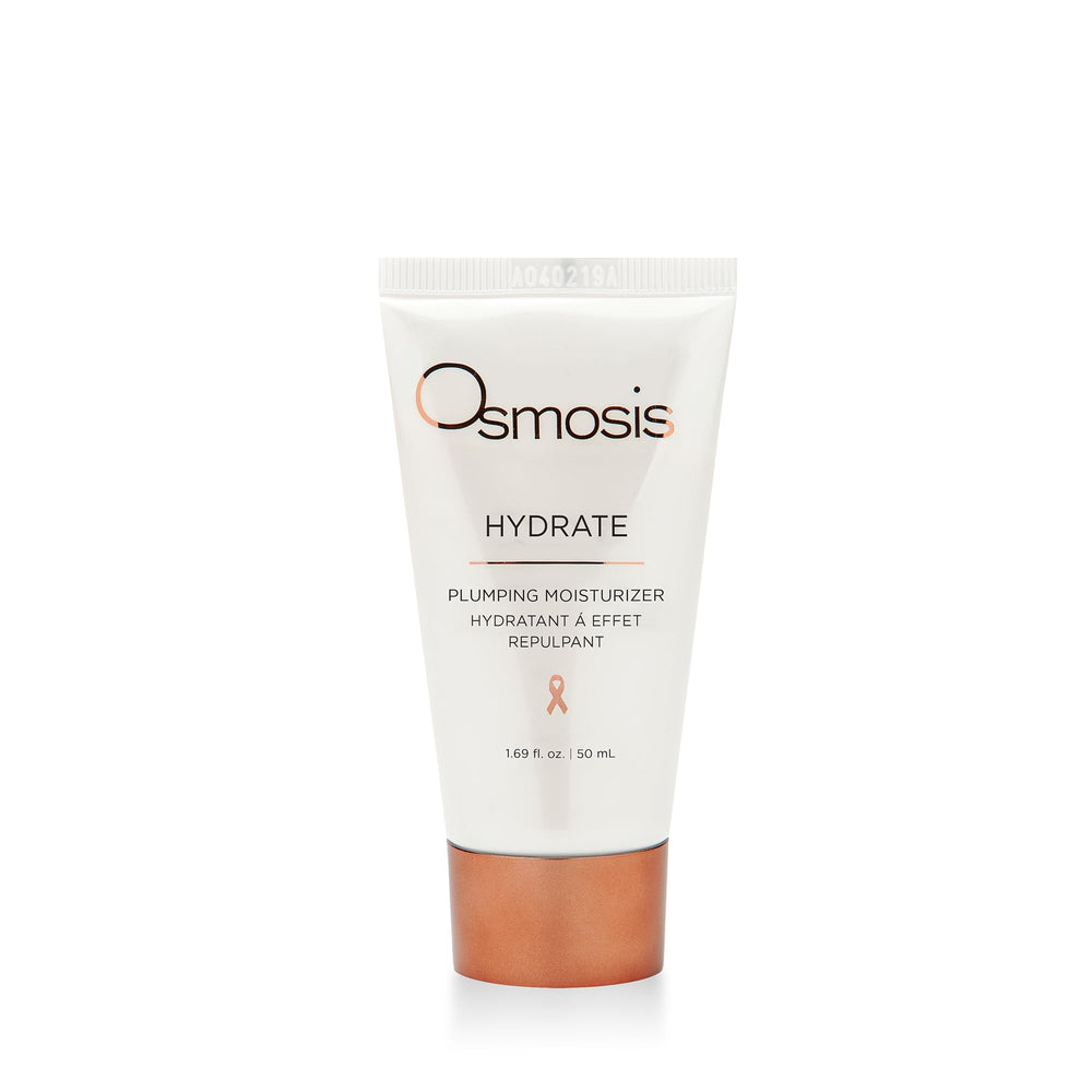 OSMOSIS Hydrate bottle closeup shows a velvety, hydrating finish.