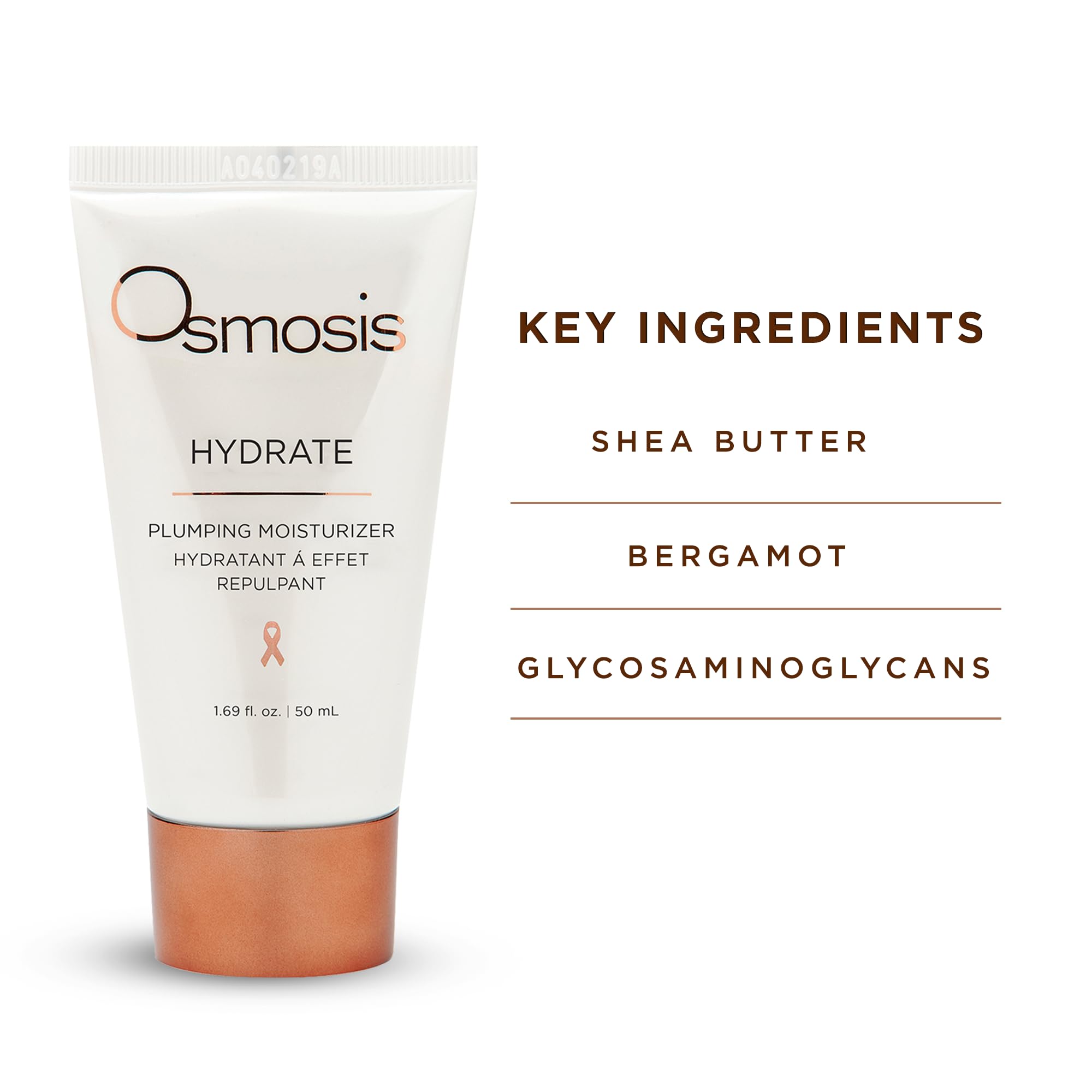 OSMOSIS Hydrate daytime routine shot hints at daily moisture for sensitive skin.