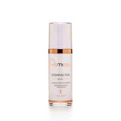OSMOSIS StemFactor serum bottle emphasizes anti-aging delivery of growth factors.