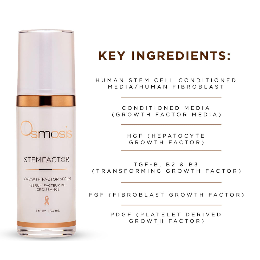 OSMOSIS StemFactor new packaging image signals refreshed premium experience.