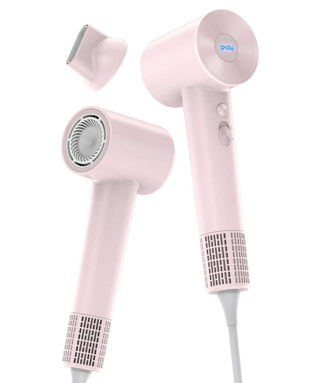 OSOU hair dryer includes a long 5.9 ft cord for flexible styling.