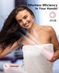 osou hair dryer lcd display shows precise temperature and speed settings