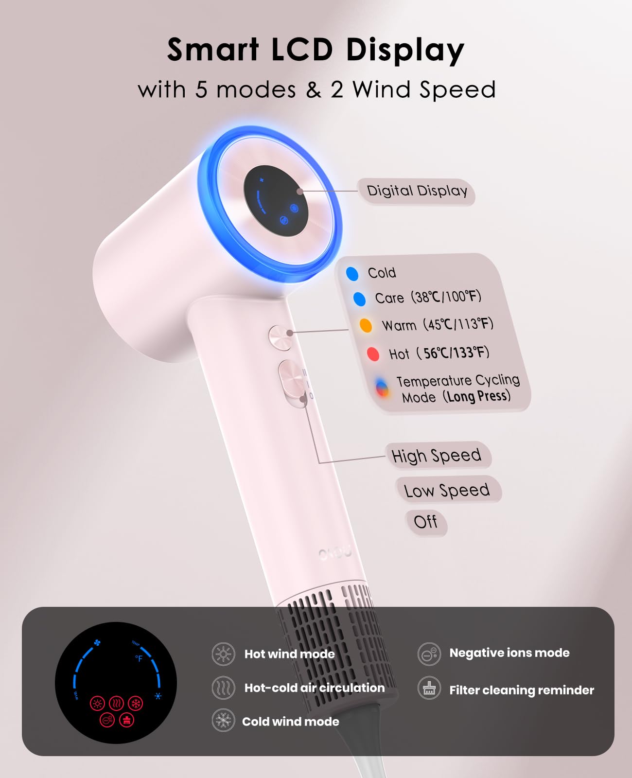 osou hair dryer lightweight travel design ideal for on the go