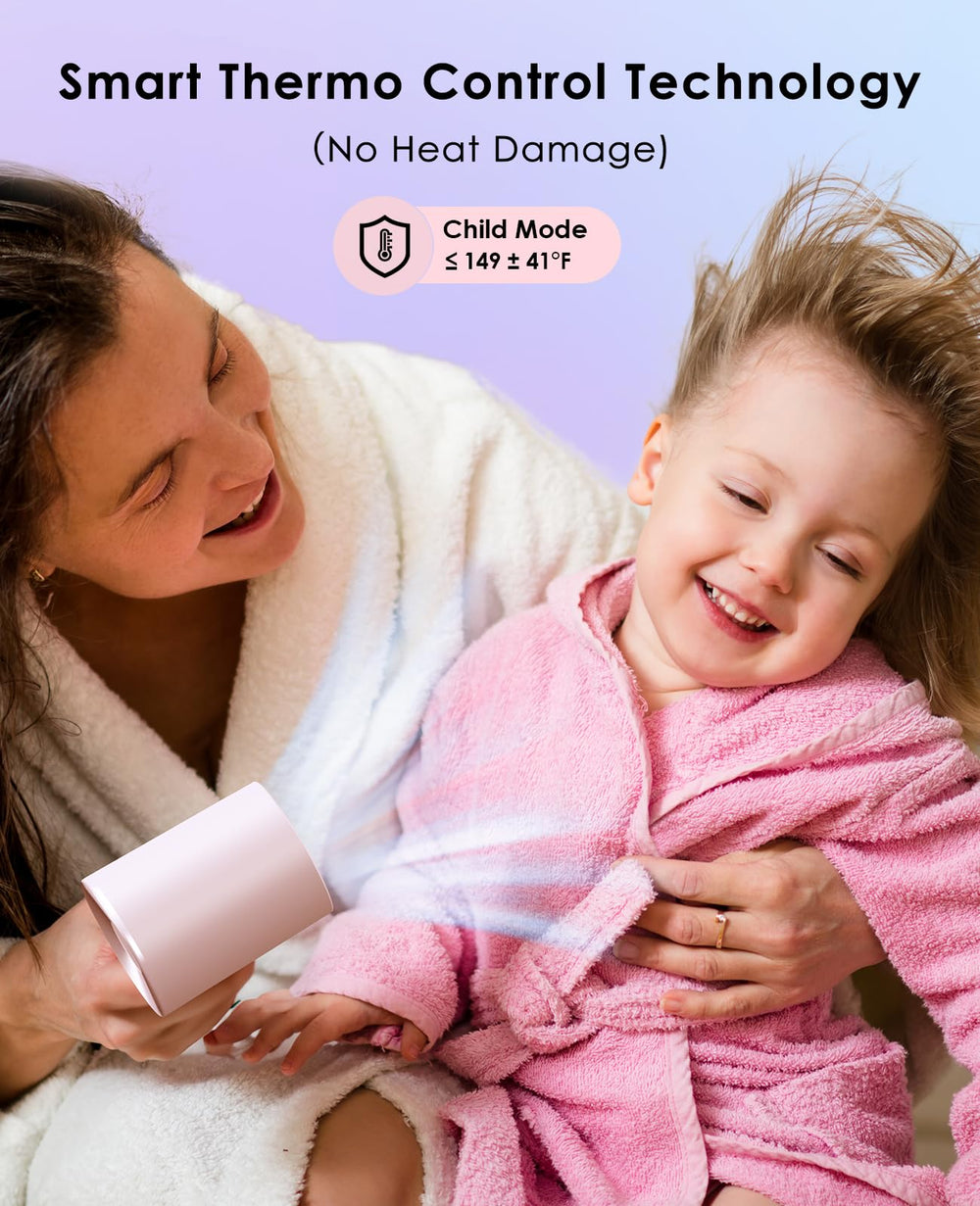 OSOU hair dryer operates quietly at 59 dB for comfortable use.