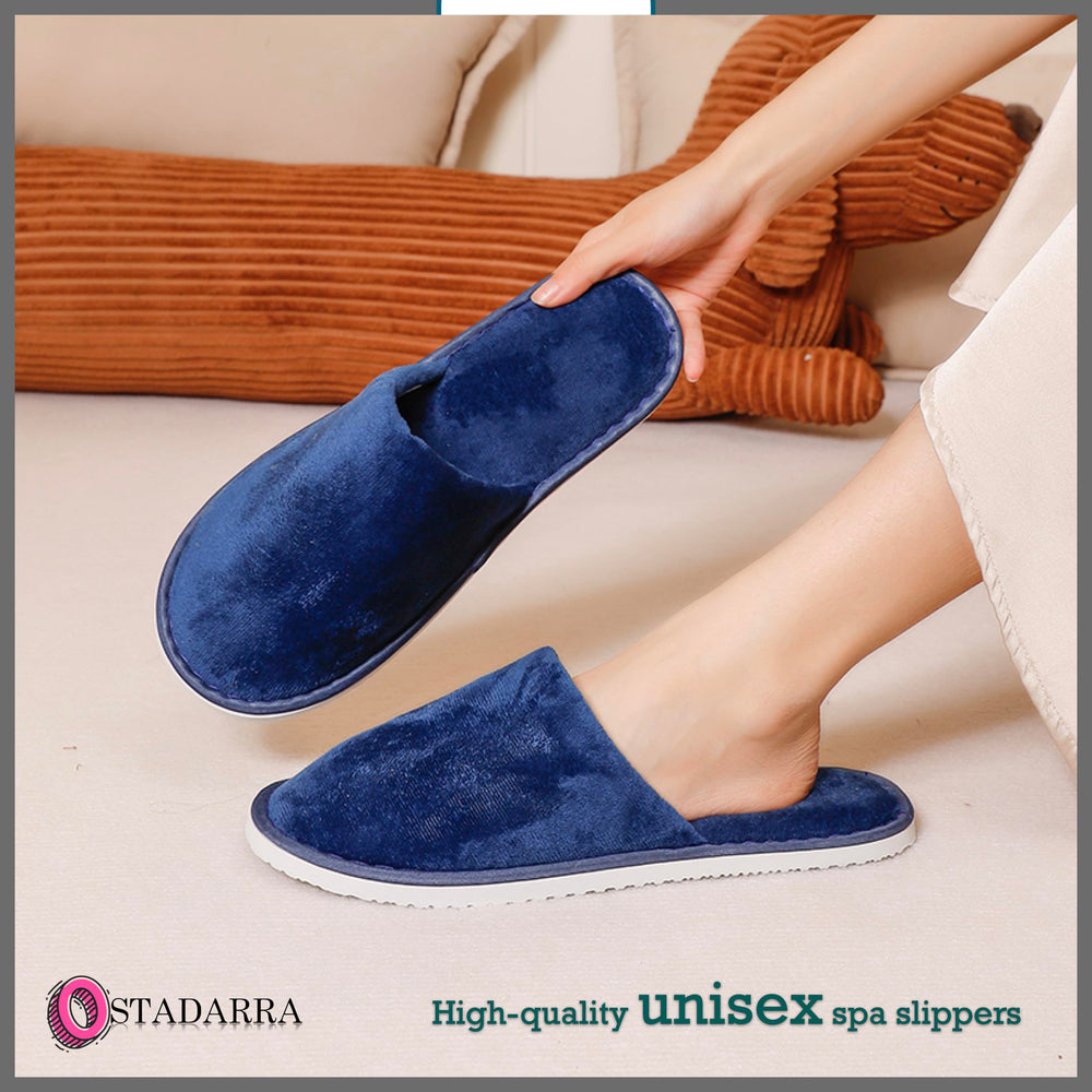 OSTADARRA bathroom non-slip feature in spa slippers