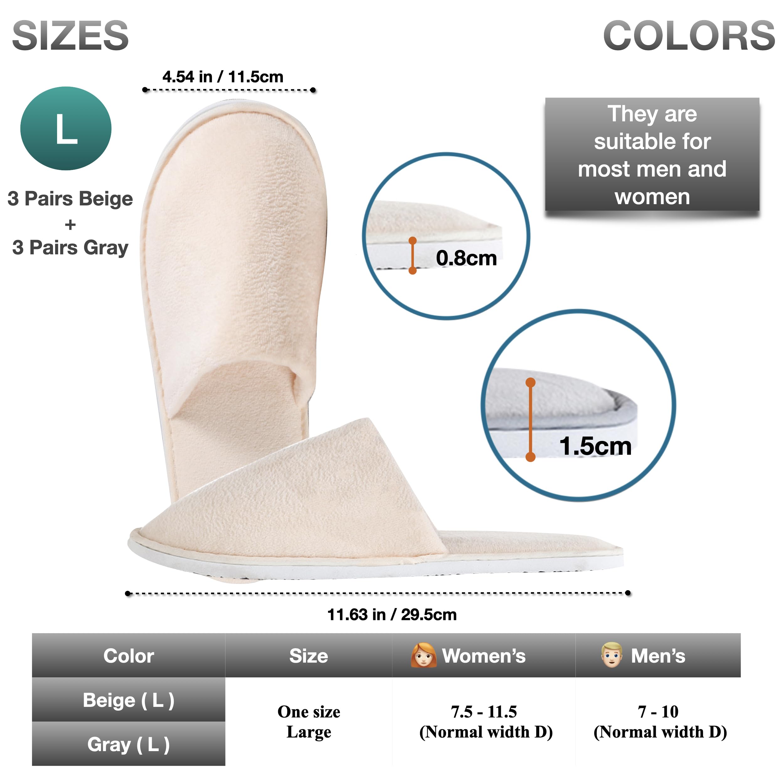 OSTADARRA spa slippers non-slip sole ensures safe bathroom footing