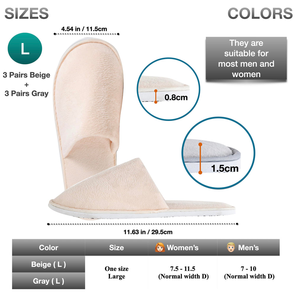 OSTADARRA spa slippers non-slip sole ensures safe bathroom footing