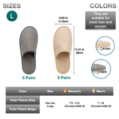 OSTADARRA spa slippers with non-slip EVA sole ensuring secure grip
