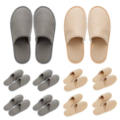 OSTADARRA spa slippers in packaging bag for easy guest-ready setup