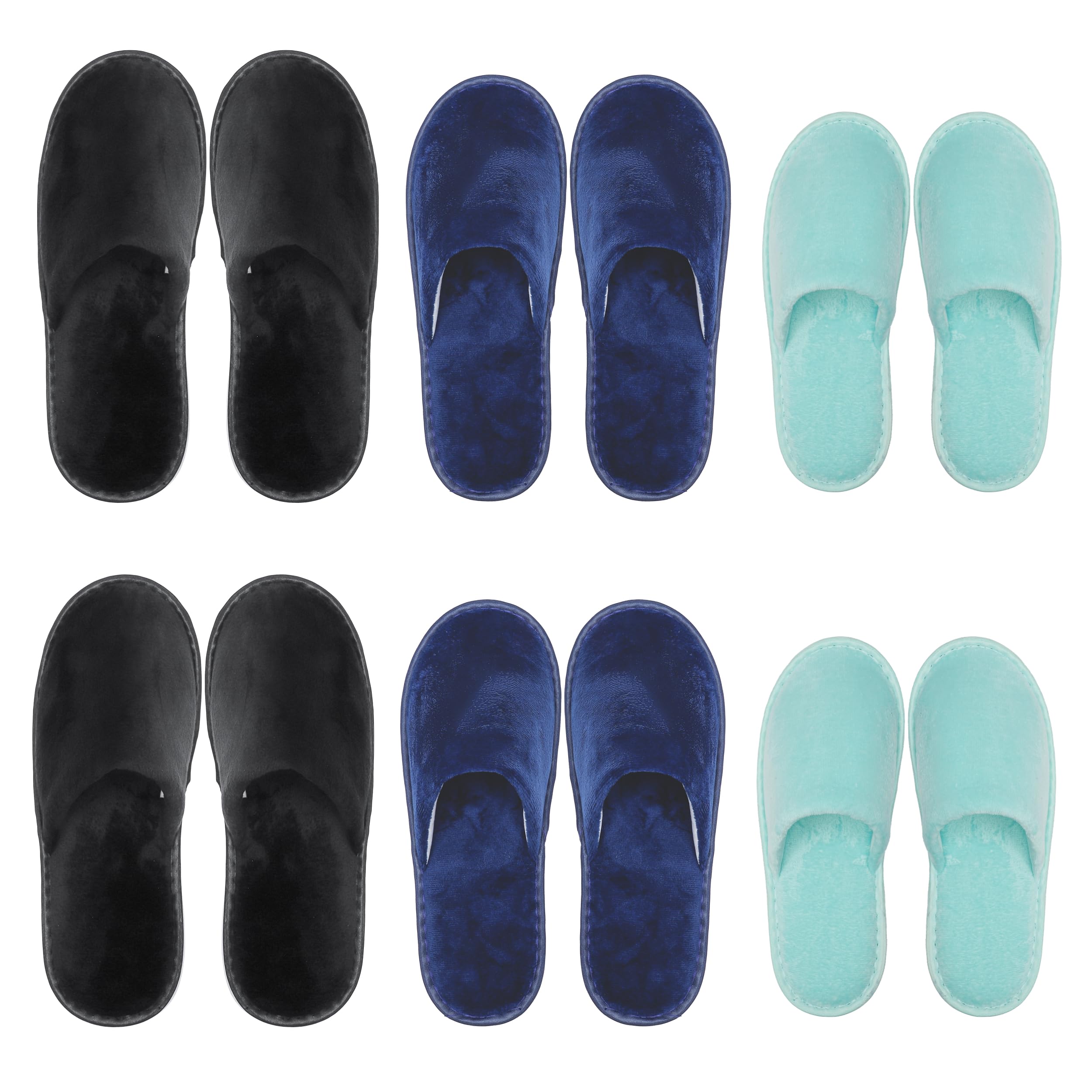 OSTADARRA spa slippers with soft velvet interior for all-day comfort