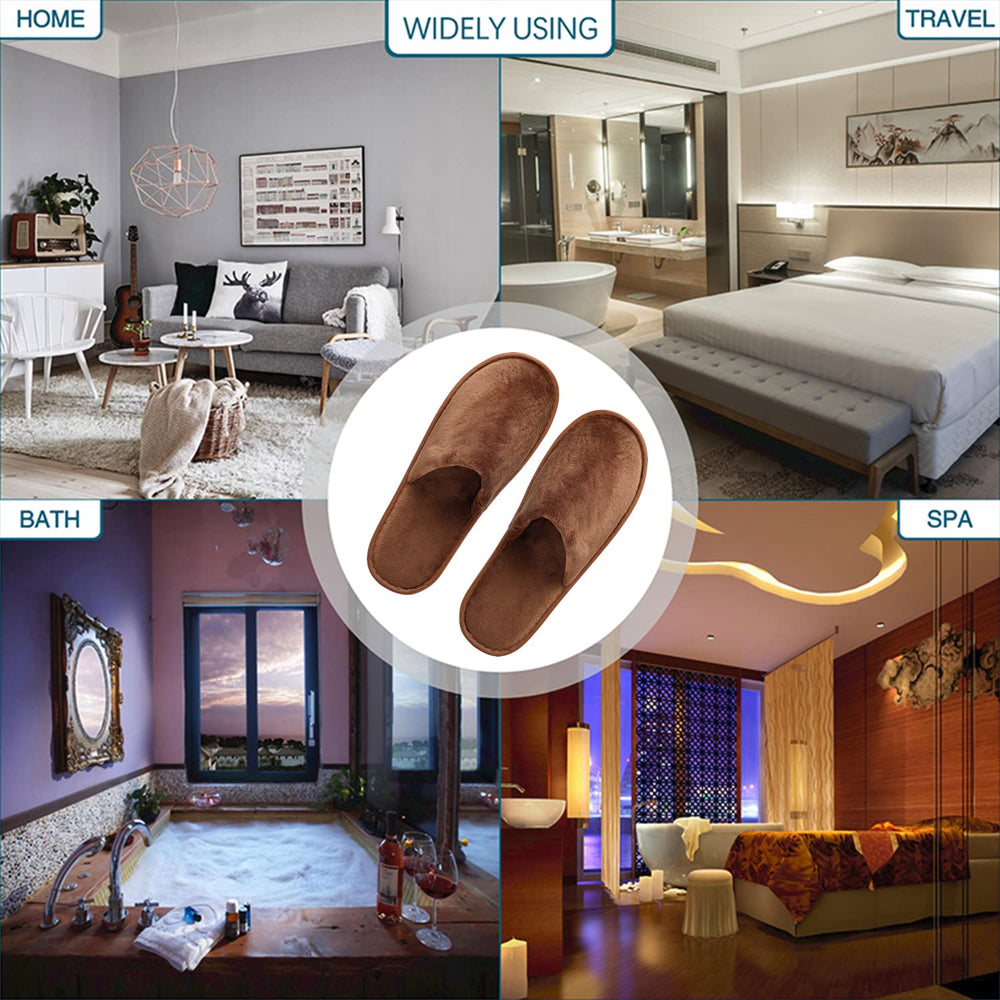 OSTADARRA spa slippers washable and reusable for travel and hotels.