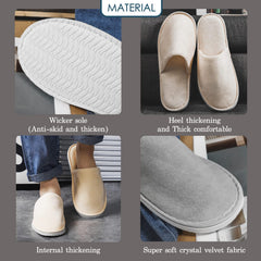 OSTADARRA slippers are washable and reusable for cost-efficient guest care