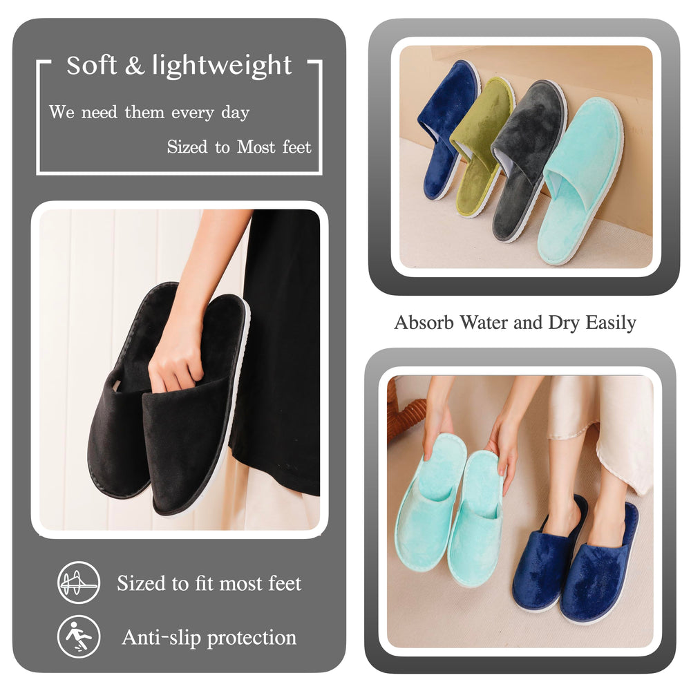 OSTADARRA washable reusable slippers ready for multiple stays