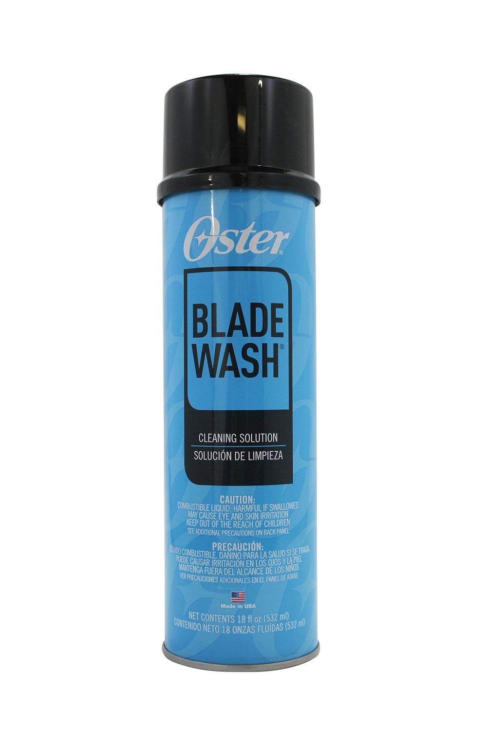 Oster Blade Wash Cleaner 18oz can pours to flush and lubricate clipper blades