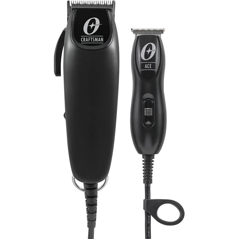 Oster Craftsman Adjustable Mag Clipper in hand for versatile home haircuts